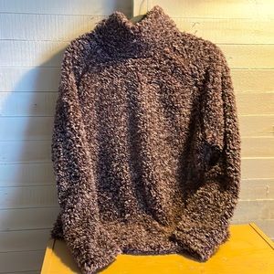 32° brand, size large, sherpa Sweatshirt sweater, Cowl turtleneck!